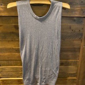 FREE PEOPLE, CRISS CROSS OPEN BACK TOP, GREY, SMALL